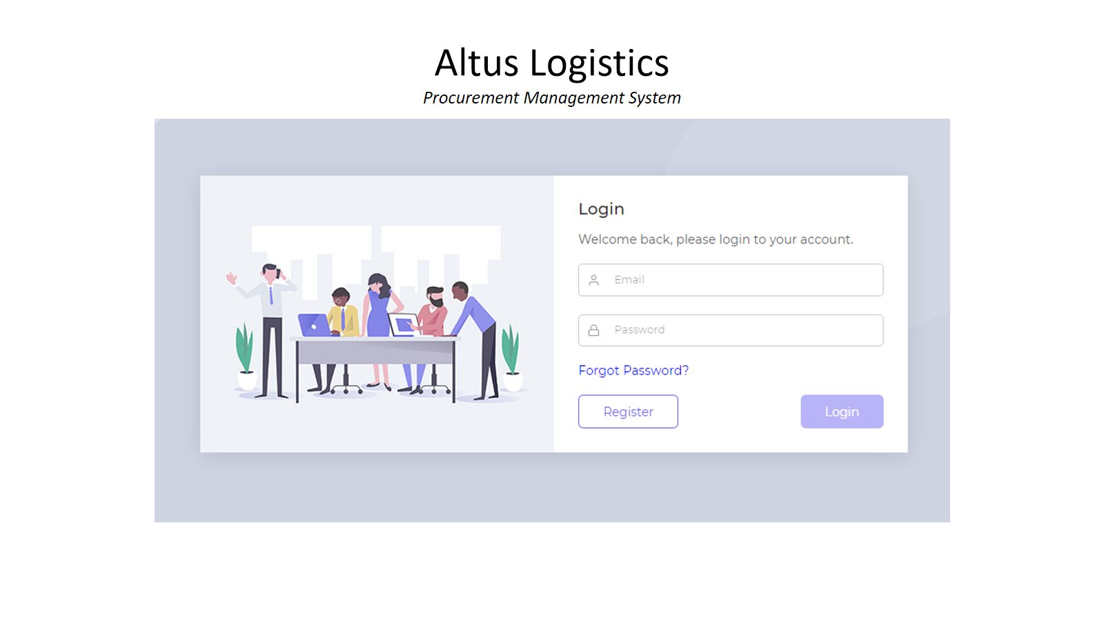 Altus Logistics — Procurement cover