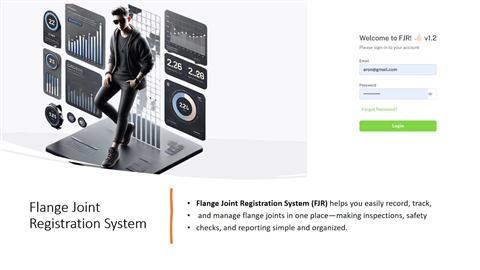 FJR — flange joint registration system