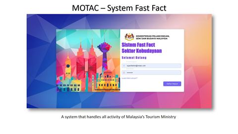 MOTAC — Ministry Information System cover