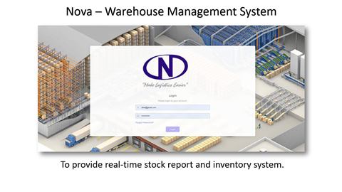 Nova — warehouse management system