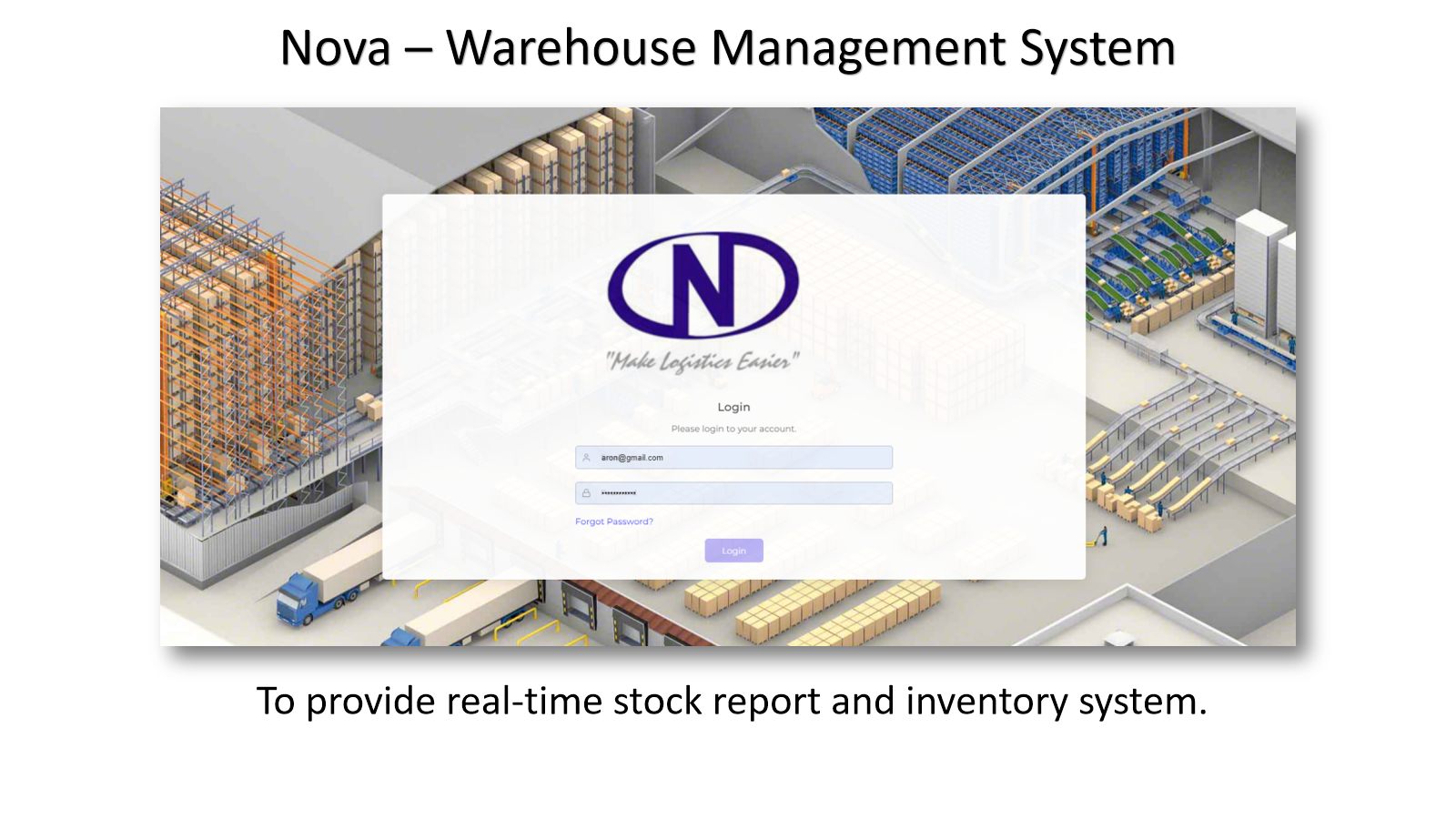 Nova — warehouse management system