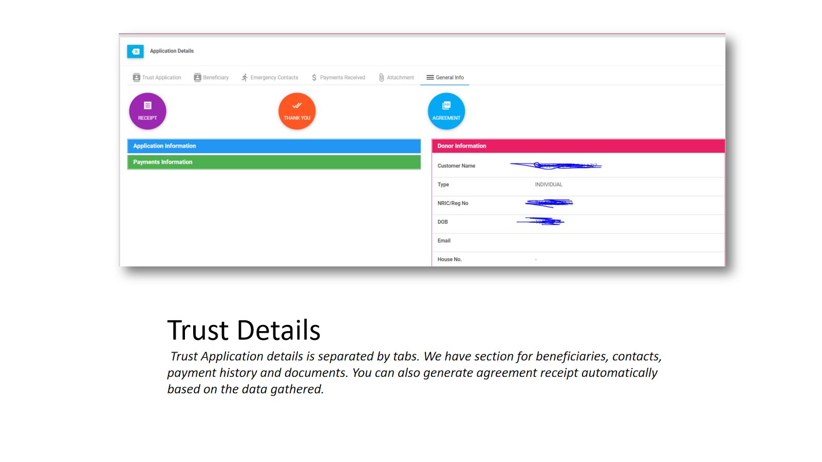 UBB Amanah — Trust Applications — screen 3