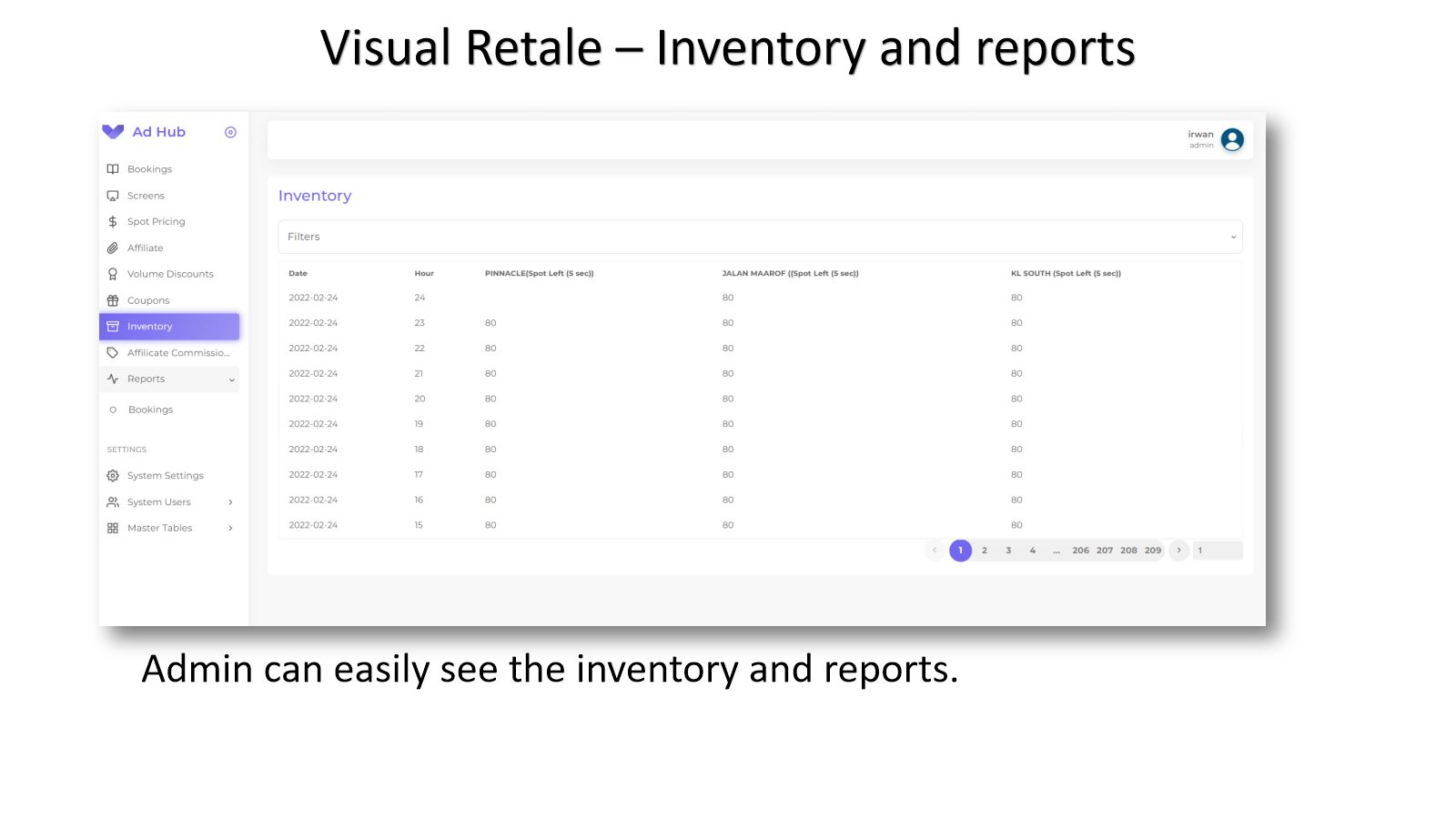 Visual Retale — Ad Space Booking — screen 6