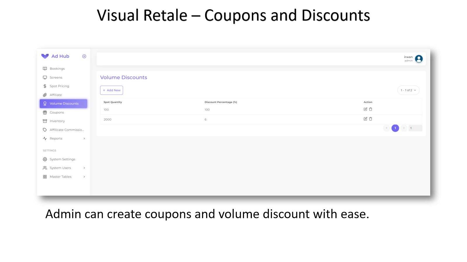 Visual Retale — Ad Space Booking — screen 7